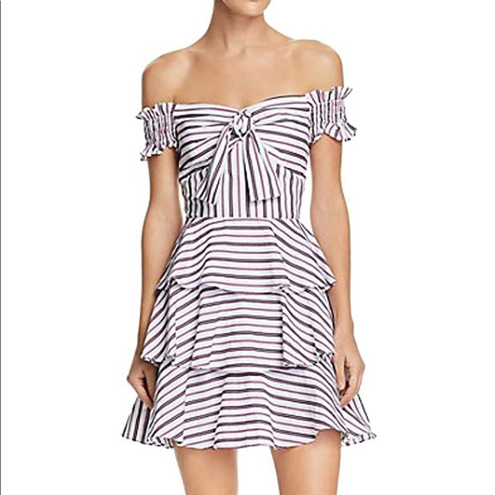Lucy Paris GEMMA off the shoulder dress